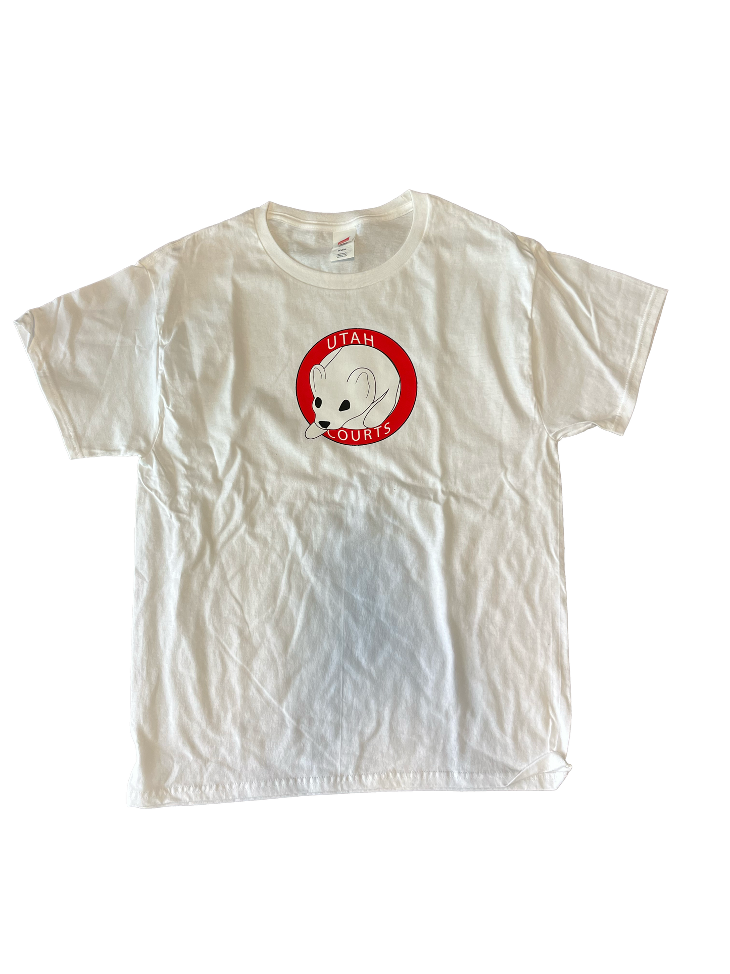 Utah Court Stoat Tee (white)